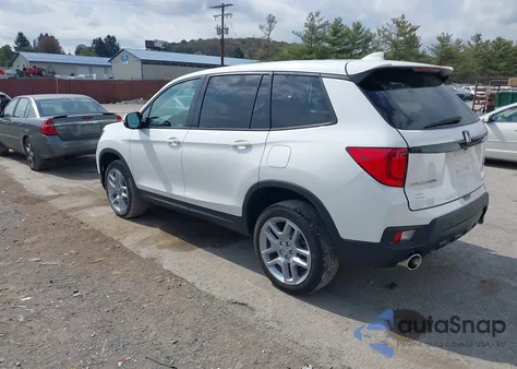 2024 Honda Passport Awd Ex-L из США, поврежденный, VIN 5FNYF8H50RB017606